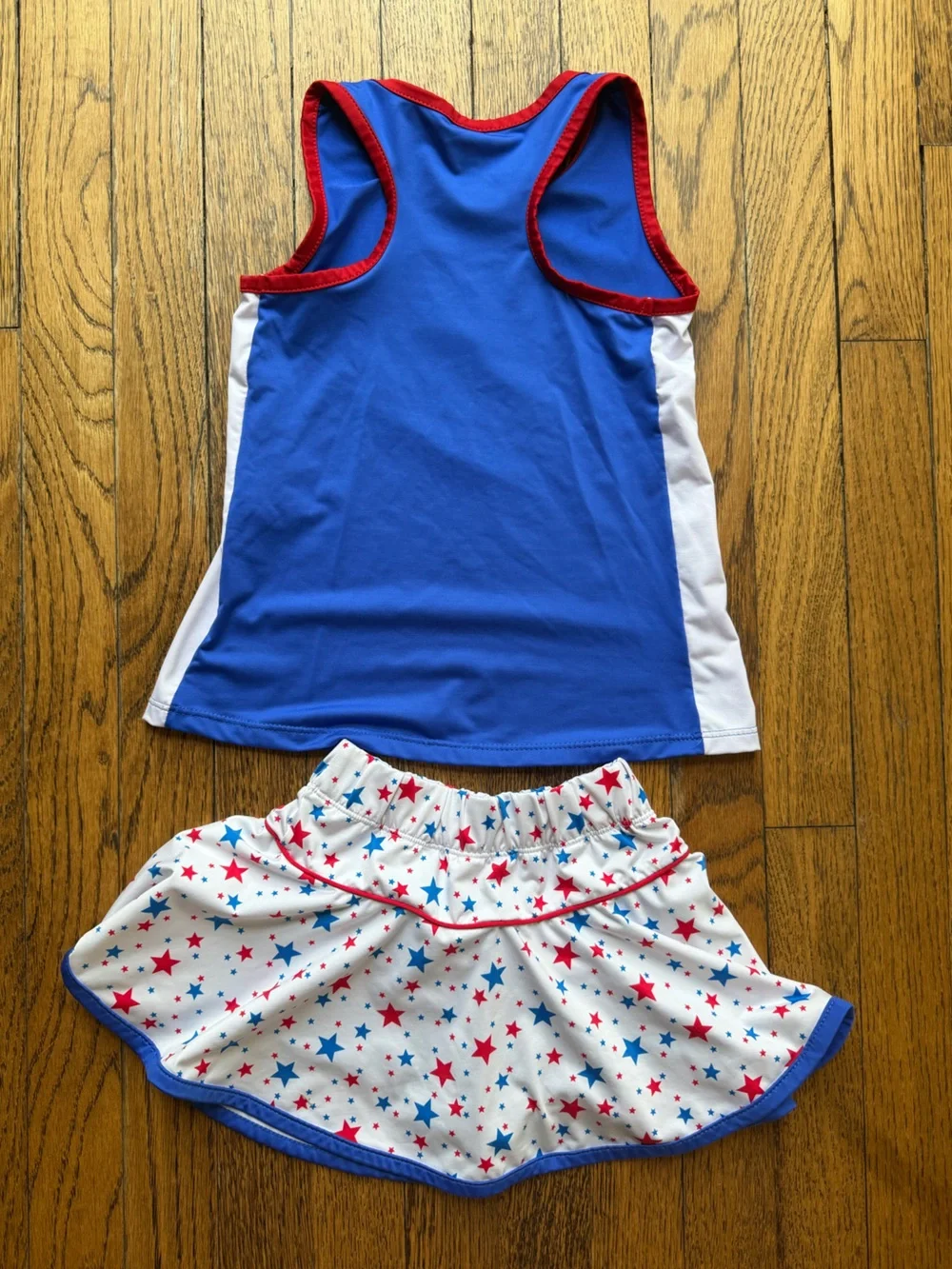 SET Athletics Patriotic Star Skort & Tank Set 5/6